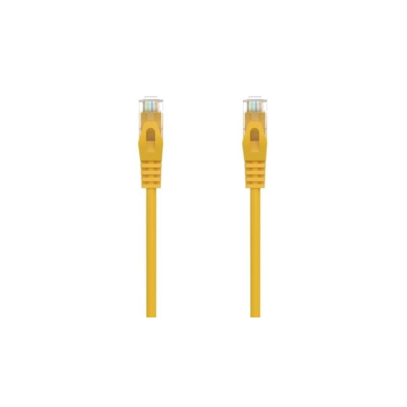 Cable de red rj45 awg24 utp aisens a145-0564 cat.6a/ lszh/ 30cm/ amarillo