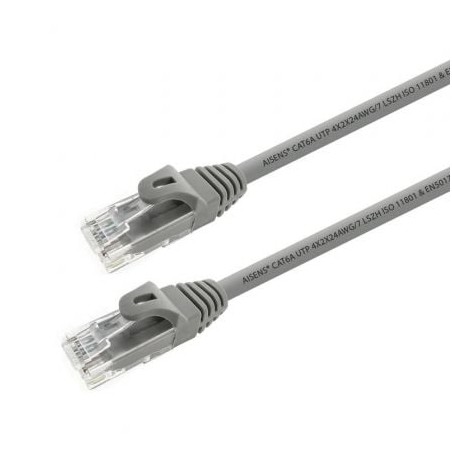 Cable de red rj45 utp aisens a145-0331 cat.6a/ 15m/ gris