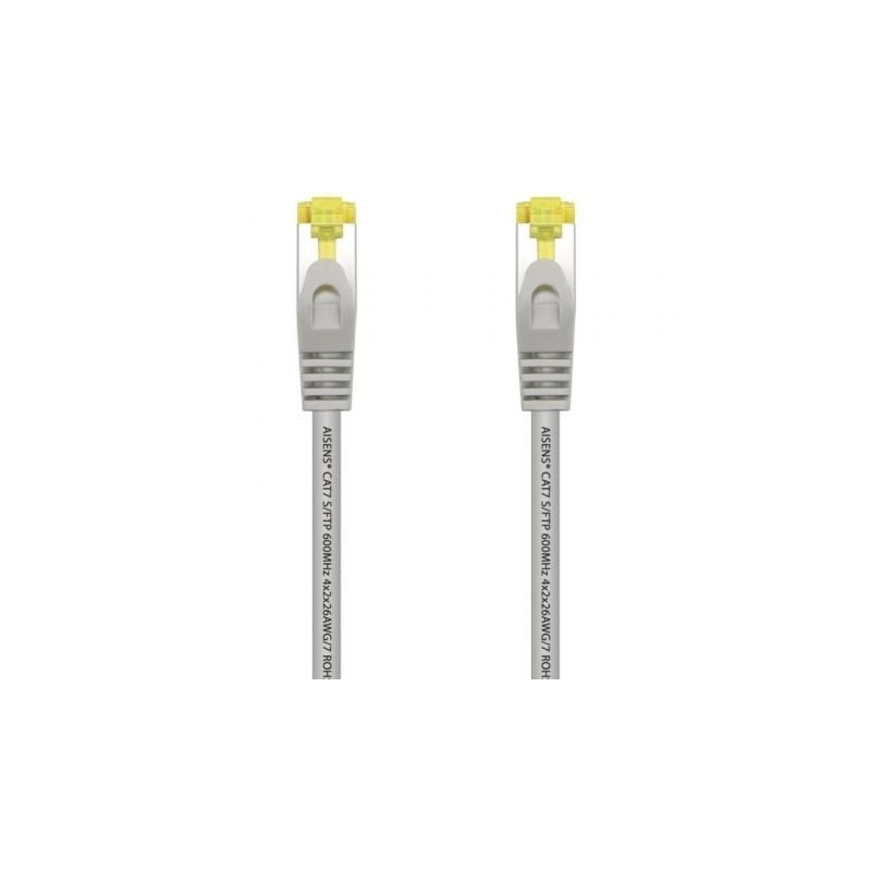 Cable de red rj45 s/ftp aisens a146-0332 cat.7/ 25cm/ gris