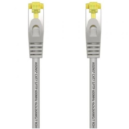 Cable de red rj45 s/ftp aisens a146-0332 cat.7/ 25cm/ gris