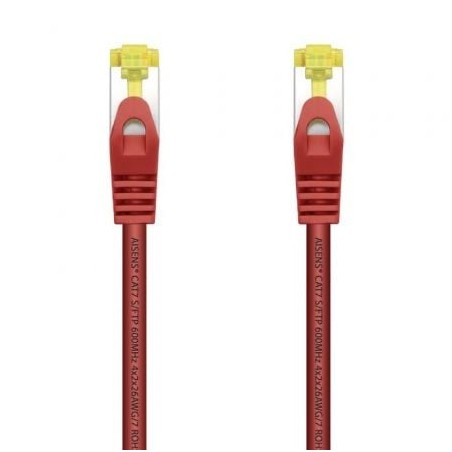 Cable de red rj45 sftp aisens a146-0469 cat.7/ 50cm/ rojo