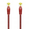 Cable de red rj45 sftp aisens a146-0469 cat.7/ 50cm/ rojo