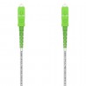 Cable de fibra óptica g657a2 3.0 aisens a152-0498/ lszh/ 10m/ blanco