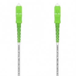 Cable de fibra óptica g657a2 3.0 aisens a152-0501/ lszh/ 30m/ blanco