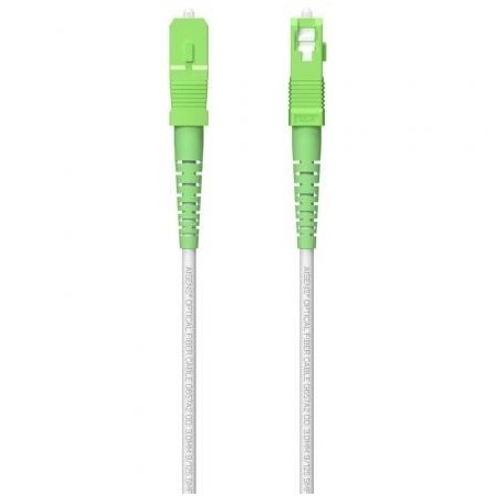 Cable de fibra óptica g657a2 3.0 9/125 smf aisens a152-0616/ lszh/ 80m/ blanco