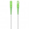 Cable de fibra óptica g657a2 3.0 9/125 smf aisens a152-0616/ lszh/ 80m/ blanco