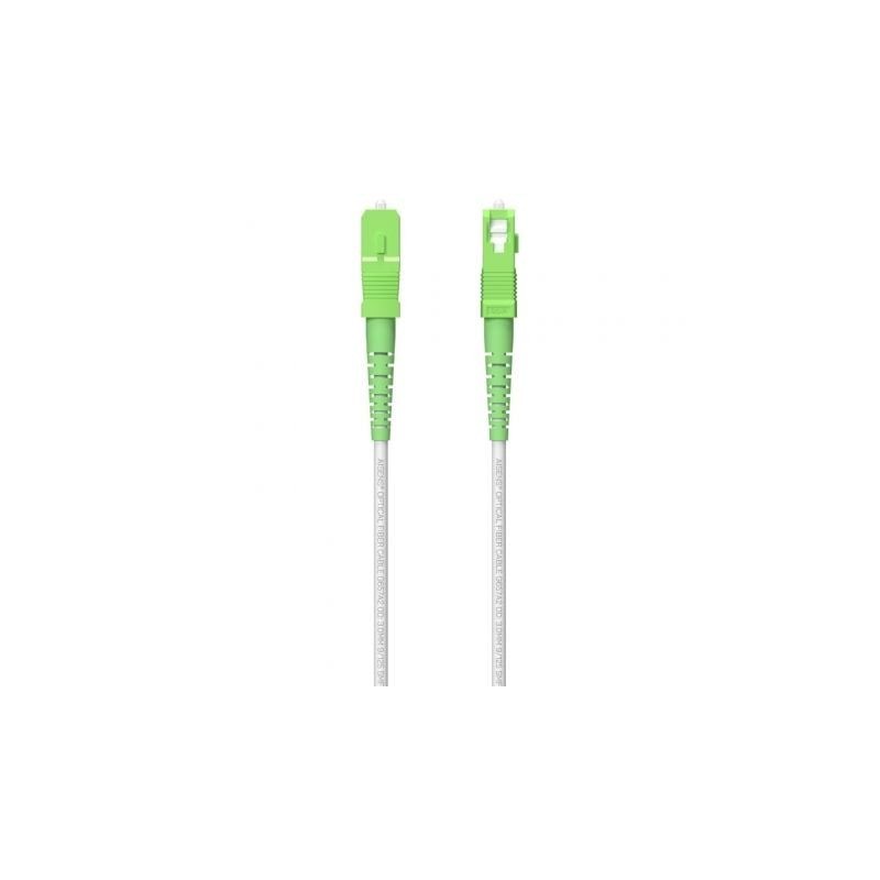 Bobina de fibra óptica g657a2 3.0 9/125 smf aisens a152-0620/ lszh/ 200m/ blanco