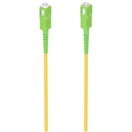 Cable de fibra óptica g657a2 3.0 9/125 smf aisens a152-0985/ lszh/ 15m/ amarillo