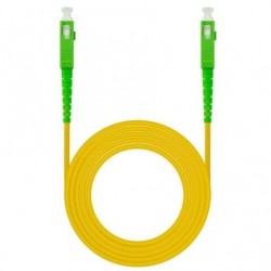 Cable de fibra óptica g657a2 nanocable 10.20.0015/ lszh/ 15m/ amarillo