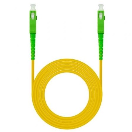 Cable de fibra óptica g657a2 nanocable 10.20.0020/ lszh/ 20m/ amarillo