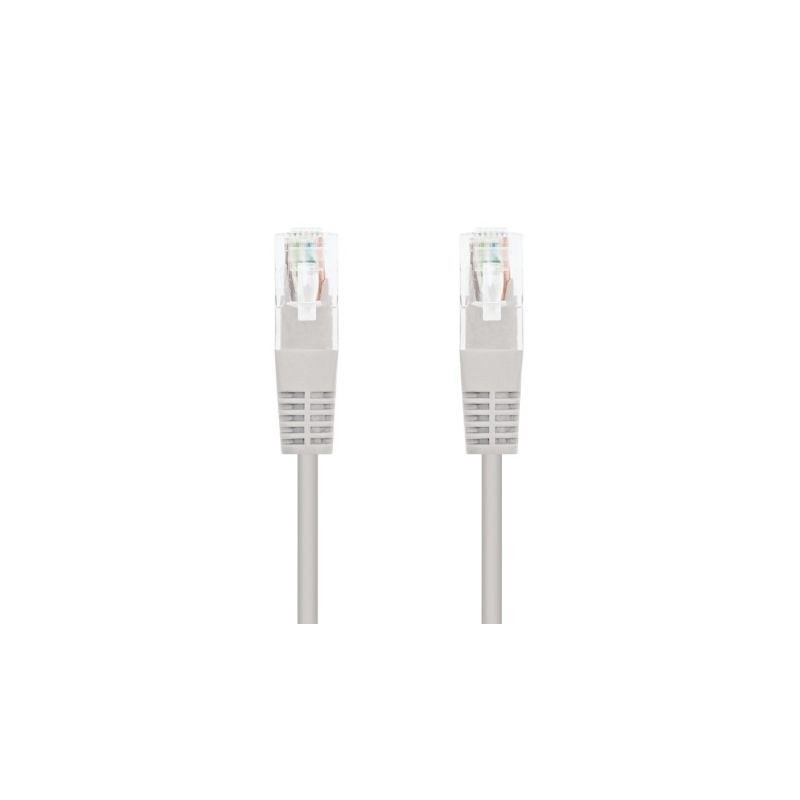Cable de red rj45 utp nanocable 10.20.0101 cat.5e/ 1m/ gris