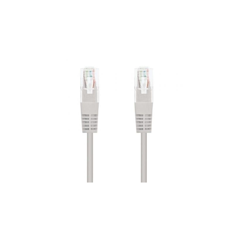 Cable de red rj45 utp nanocable 10.20.0120 cat.5e/ 20m/ gris