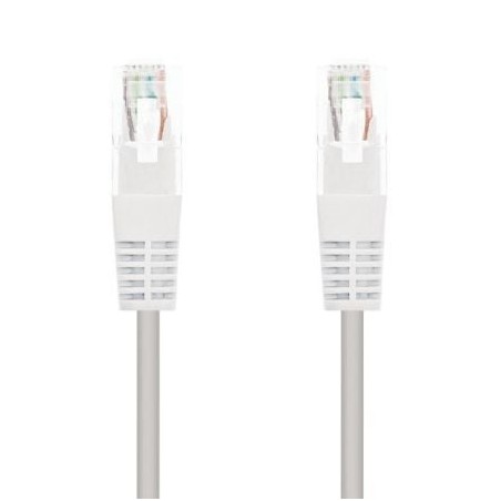 Cable de red rj45 utp nanocable 10.20.0400-w cat.6/ 50cm/ blanco