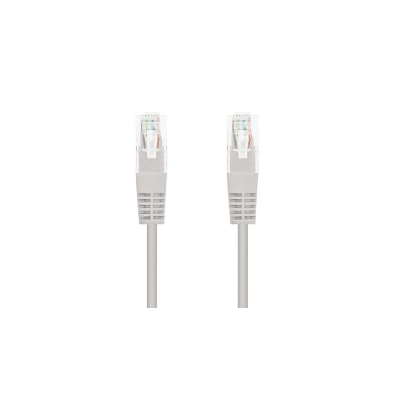 Cable de red rj45 utp nanocable 10.20.0425 cat.6/ 25m/ gris