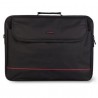 Maletín monray passenger plus para portátiles hasta 18'/ cinta para trolley/ negro