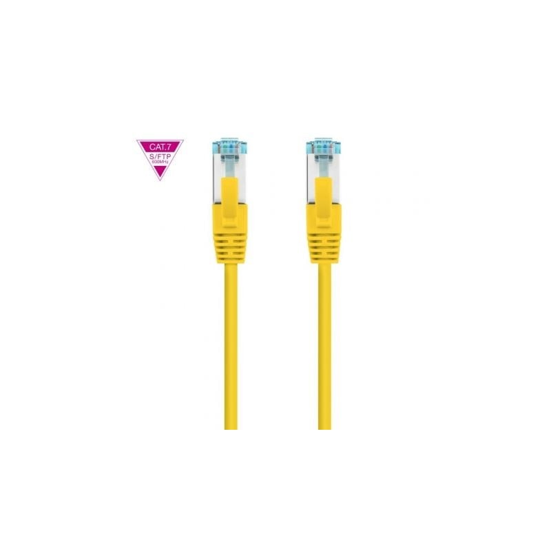 Cable de red rj45 sftp nanocable 10.20.1700-l25-y cat.7/ lszh/ 25cm/ amarillo