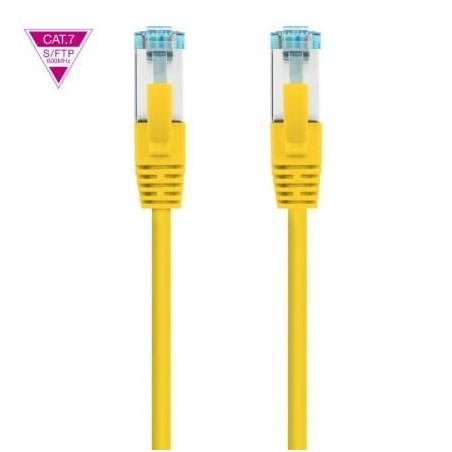 Cable de red rj45 sftp nanocable 10.20.1700-l25-y cat.7/ lszh/ 25cm/ amarillo