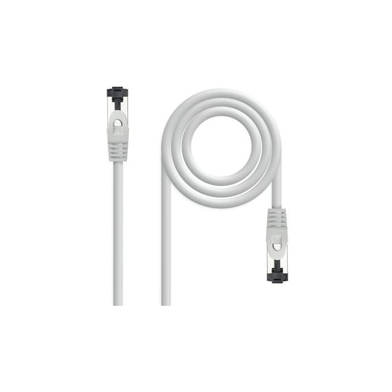 Cable de red rj45 sstp nanocable 10.20.2000-l30 cat.8.1/ 30cm/ gris
