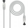 Cable de red rj45 sstp nanocable 10.20.2001 cat.8.1/ 1m/ gris