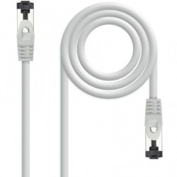 Cable de red rj45 sstp nanocable 10.20.2002 cat.8.1/ 2m/ gris