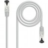 Cable de red rj45 sstp nanocable 10.20.2002 cat.8.1/ 2m/ gris