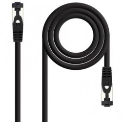 Cable de red rj45 sstp nanocable 10.20.2002-bk cat.8.1/ 2m/ negro