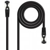 Cable de red rj45 sstp nanocable 10.20.2002-bk cat.8.1/ 2m/ negro