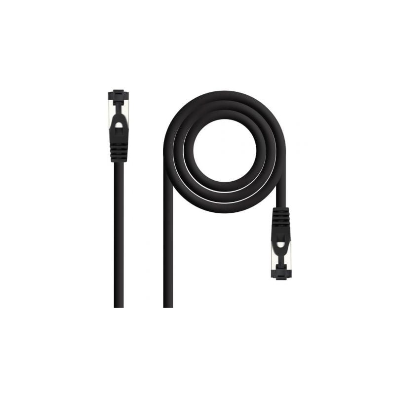 Cable de red rj45 sstp nanocable 10.20.2005-bk cat.8.1/ 5m/ negro