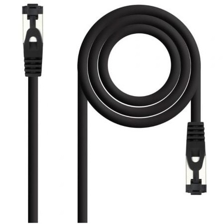 Cable de red rj45 sstp nanocable 10.20.2005-bk cat.8.1/ 5m/ negro