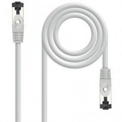 Cable de red rj45 sstp nanocable 10.20.2010 cat.8.1/ 10m/ gris
