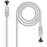 Cable de red rj45 sstp nanocable 10.20.2010 cat.8.1/ 10m/ gris
