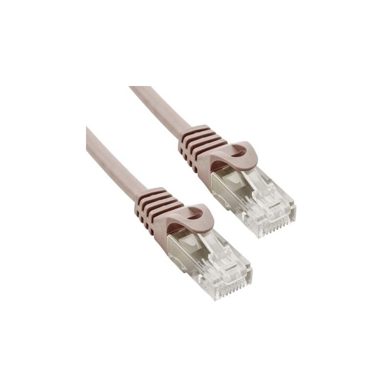 Cable de red rj45 utp phasak phk 1652 cat.6/ 25cm/ gris