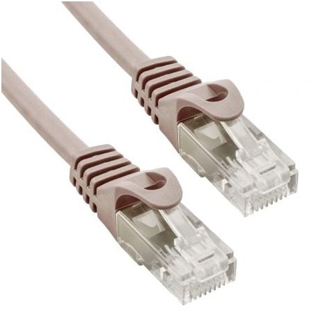 Cable de red rj45 utp phasak phk 1652 cat.6/ 25cm/ gris
