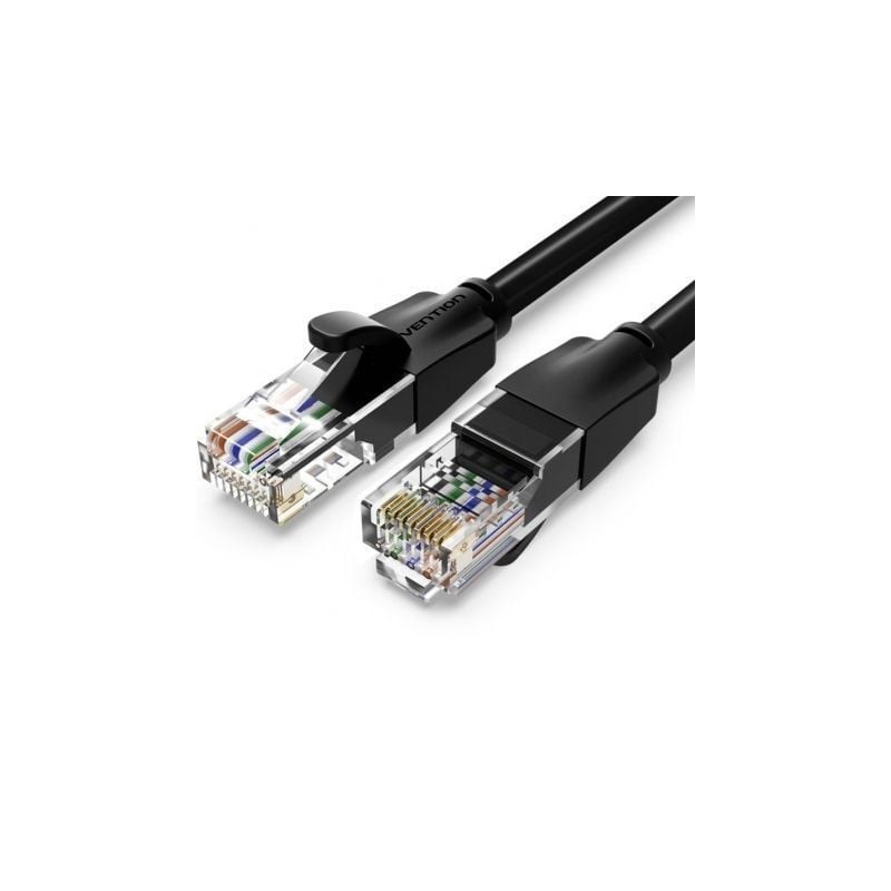 Cable de red rj45 utp vention ibebs cat.6/ 25m/ negro