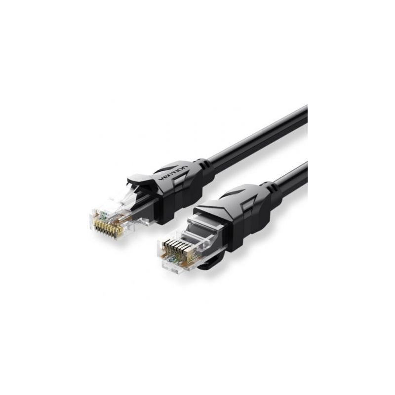 Cable de red rj45 utp vention ibebt cat.6/ 30m/ negro