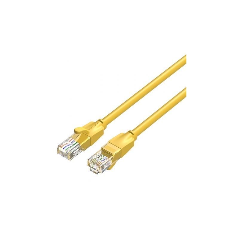 Cable de red rj45 utp vention ibeyf cat.6/ 1m/ amarillo