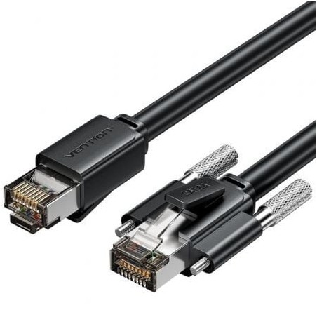 Cable de red rj45 sftp vention ibubh cat.6/ 2m/ negro