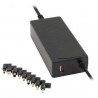 Cargador de portátil ngs w-70w/ 1xusb/ 70w/ automático/ 9 conectores/ voltaje 18.5-20v