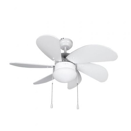 Ventilador de techo orbegozo cp 15076 b/ 50w/ 6 aspas 80cm/ 3 velocidades