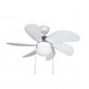 Ventilador de techo orbegozo cp 15076 b/ 50w/ 6 aspas 80cm/ 3 velocidades