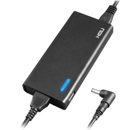Cargador de portátil nox nxpwr90nb/ 1xusb/ 90w/ automático/ 10 conectores/ voltaje 15-20v