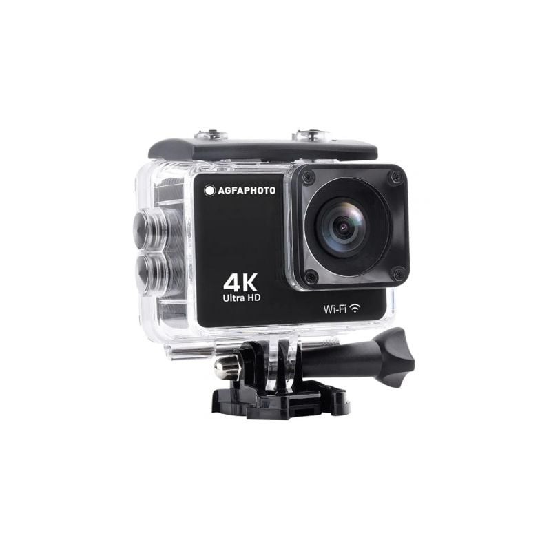 Cámara digital deportiva agfaphoto realimove ac9000/ 16mp/ negra