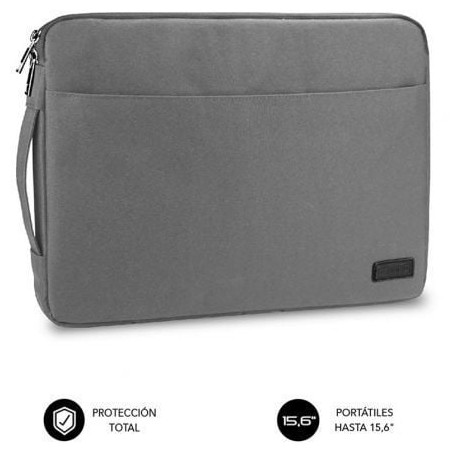 Funda subblim urban laptop sleeve para portátiles hasta 15.6'/ gris