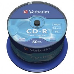 Cd-r verbatim datalife 52x/ tarrina-50uds