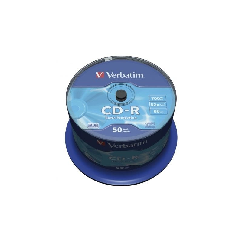 Cd-r verbatim datalife 52x/ tarrina-50uds