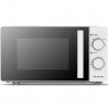 Microondas grunkel mw-20easy/ 700w/ capacidad 20l/ blanco