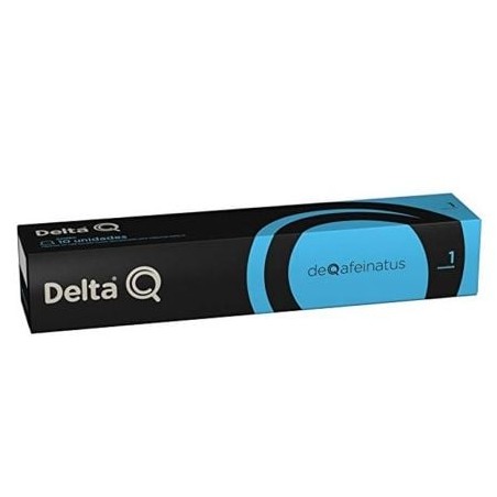 Cápsula delta deqafeinatus para cafeteras delta/ caja de 10
