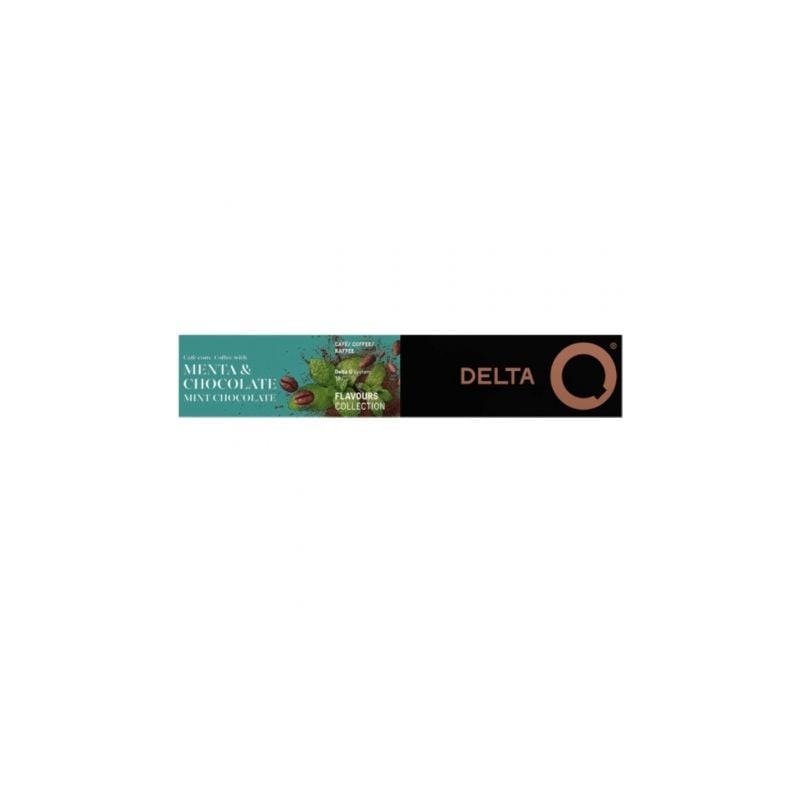 Cápsula delta menta y chocolate para cafeteras delta/ caja de 10