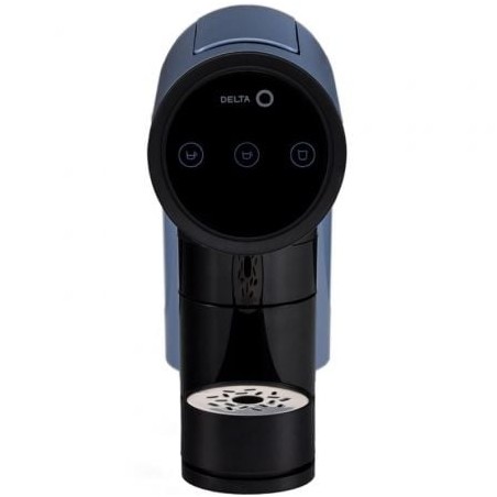 Cafetera de cápsulas delta q iconiq/ azul