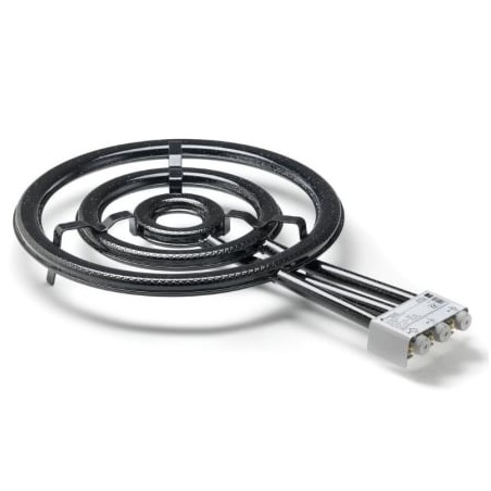 Paellero flames vlc t-600/ 3 quemadores/ diámetro 60cm